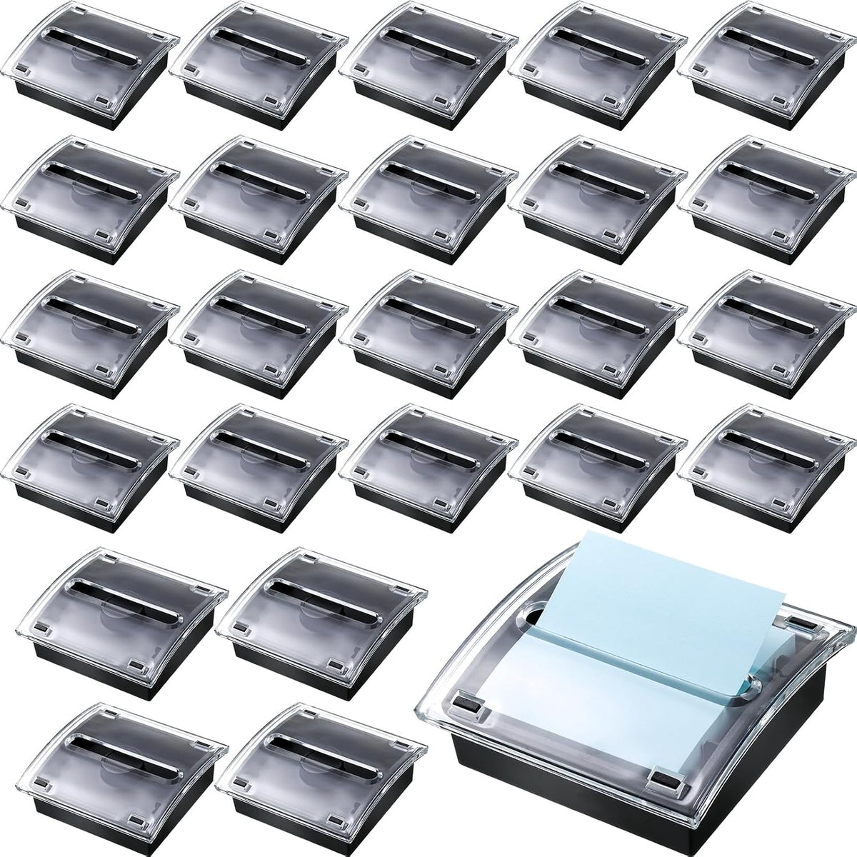 4 Pcs Pop up Sticky Notes Dispenser Sticky Note Holder for Desk