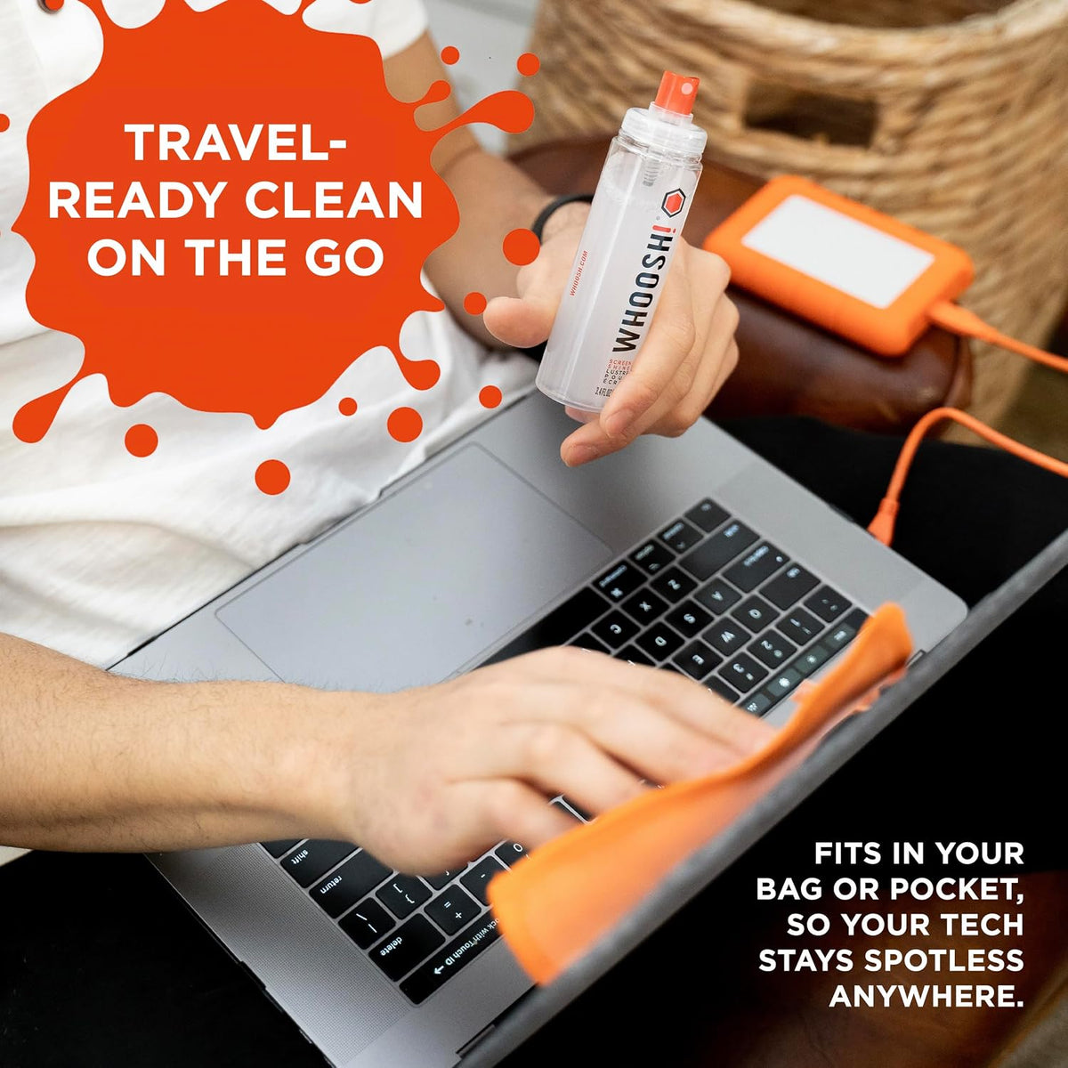 ! Screen Shine Duo – Screen Cleaner and Wipe Kit, 3.4 + 0.3 fl oz