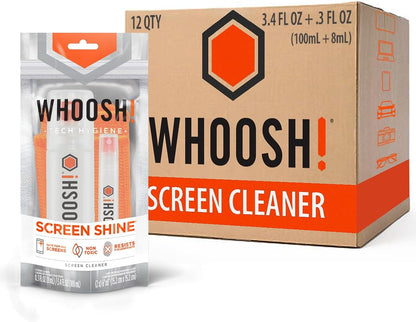! Screen Shine Duo – Screen Cleaner and Wipe Kit, 3.4 + 0.3 fl oz