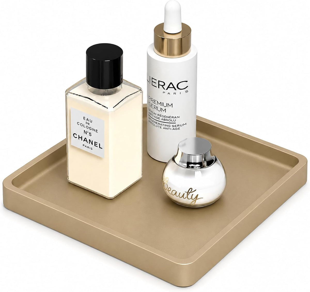 Small Bathroom Vanity Tray for Countertop Makeup Perfume Jewelry Decor Candle Keys, Small Black Kitchen Tray for Soap Dispenser Spice Bamboo Toilet Tray 7.9" L x 4" W x 0.79" H