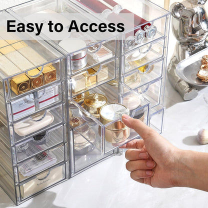 Acrylic Drawer Makeup Organizer with 4 Drawers