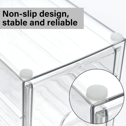 Acrylic Drawer Makeup Organizer with 4 Drawers