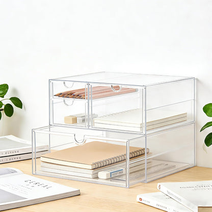 Acrylic Drawer Makeup Organizer with 4 Drawers