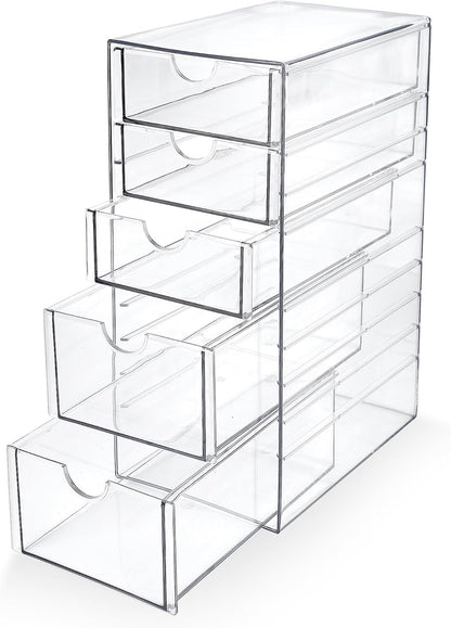 Acrylic Drawer Makeup Organizer with 4 Drawers