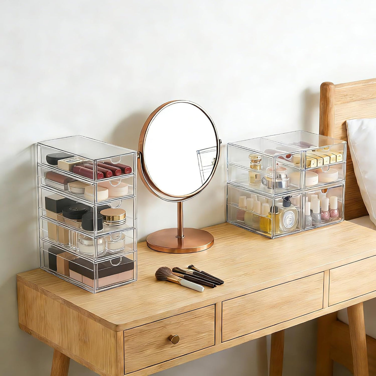 Acrylic Drawer Makeup Organizer with 4 Drawers