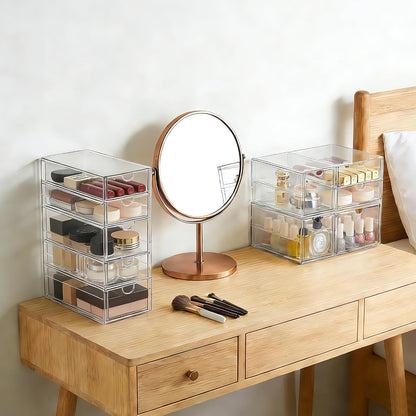 Acrylic Drawer Makeup Organizer with 4 Drawers
