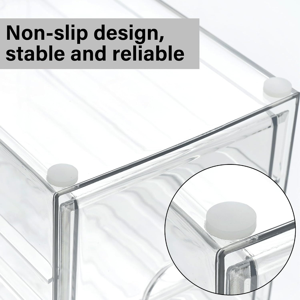 Acrylic Drawer Makeup Organizer with 4 Drawers