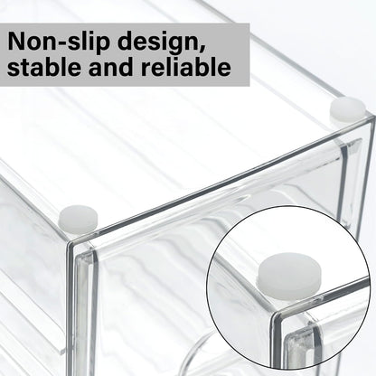 Acrylic Drawer Makeup Organizer with 4 Drawers