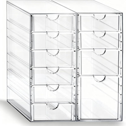 Acrylic Drawer Makeup Organizer with 4 Drawers