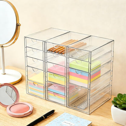 Acrylic Drawer Makeup Organizer with 4 Drawers