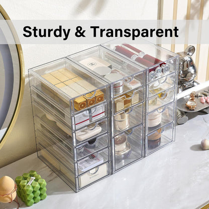Acrylic Drawer Makeup Organizer with 4 Drawers