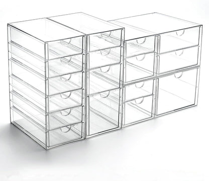 Acrylic Drawer Makeup Organizer with 4 Drawers