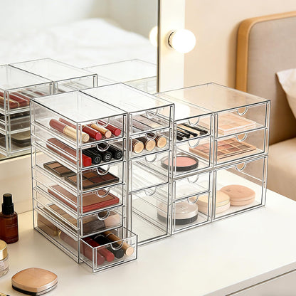 Acrylic Drawer Makeup Organizer with 4 Drawers