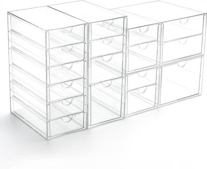 Acrylic Drawer Makeup Organizer with 4 Drawers