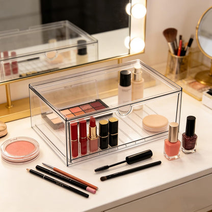 Acrylic Drawer Makeup Organizer with 4 Drawers