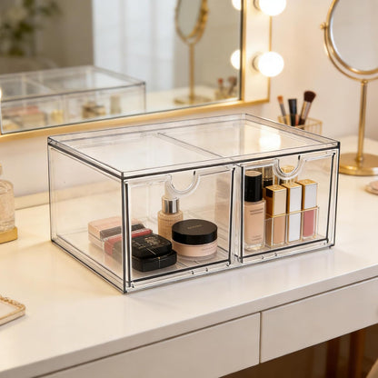 Acrylic Drawer Makeup Organizer with 4 Drawers