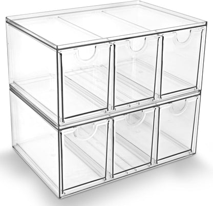 Acrylic Drawer Makeup Organizer with 4 Drawers