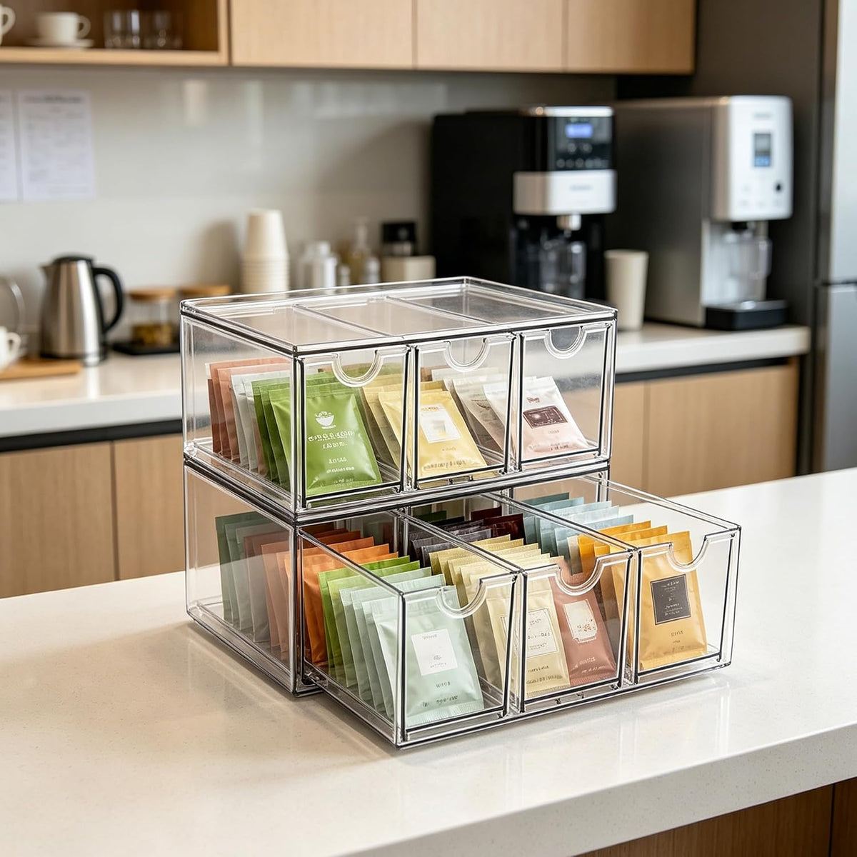 Acrylic Drawer Makeup Organizer with 4 Drawers