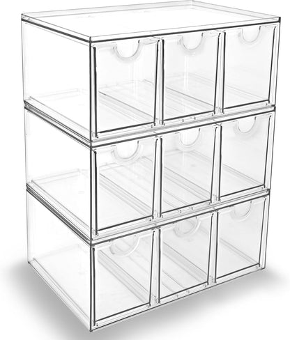 Acrylic Drawer Makeup Organizer with 4 Drawers