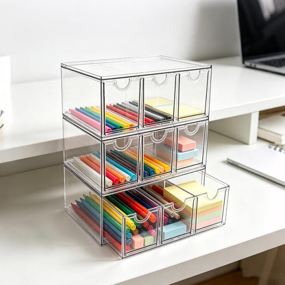 Acrylic Drawer Makeup Organizer with 4 Drawers