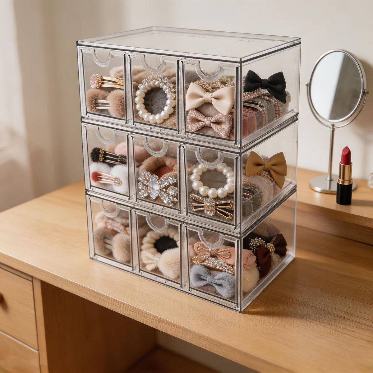 Acrylic Drawer Makeup Organizer with 4 Drawers