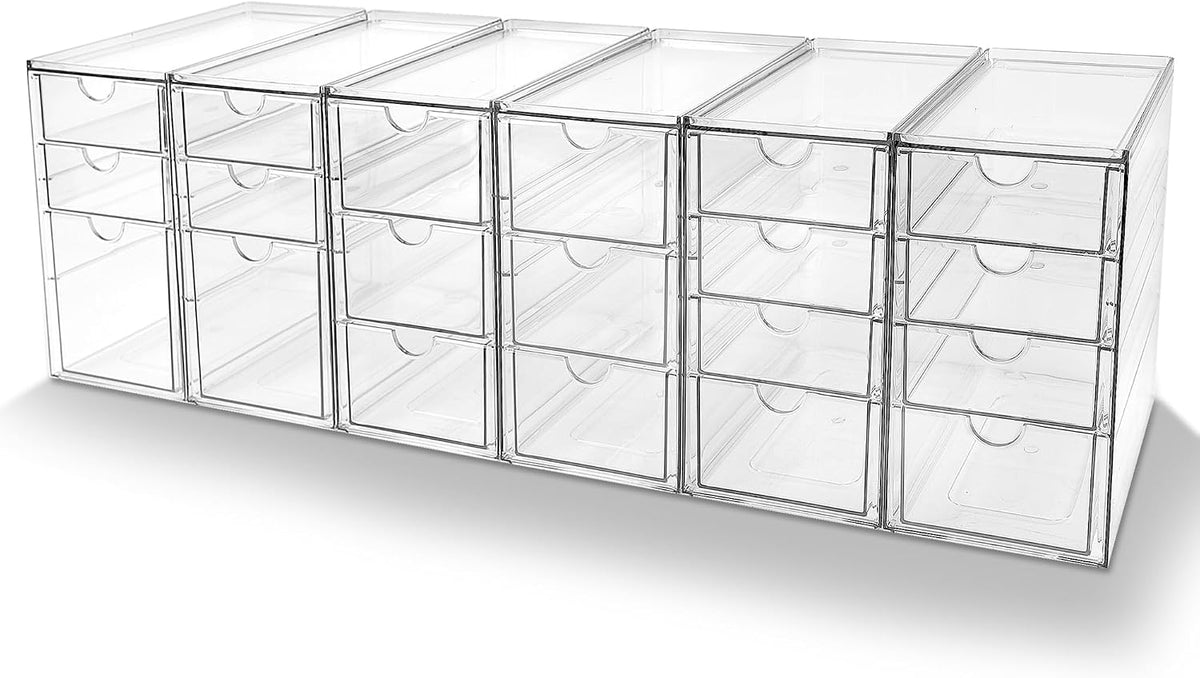 Acrylic Drawer Makeup Organizer with 4 Drawers