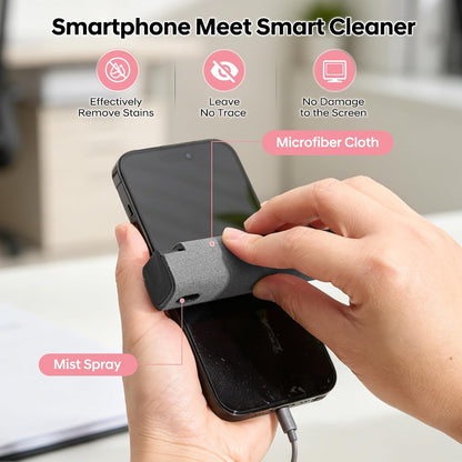 Touchscreen Screen Cleaner Spray, for Phones iPad Car (Grey)