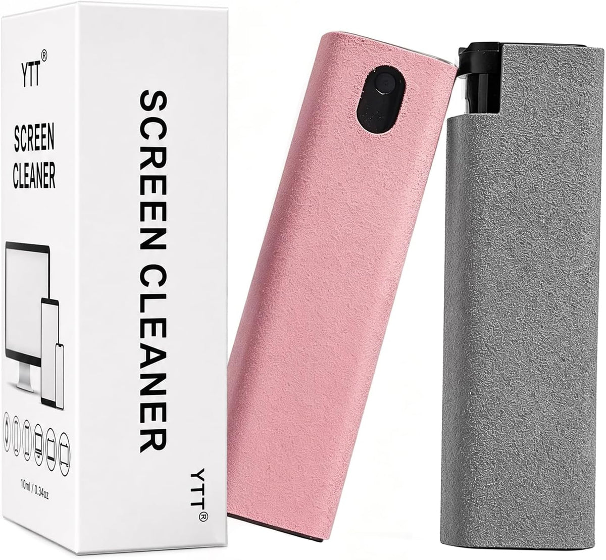 Touchscreen Screen Cleaner Spray, for Phones iPad Car (Grey)