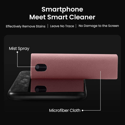 Touchscreen Screen Cleaner Spray, for Phones iPad Car (Grey)