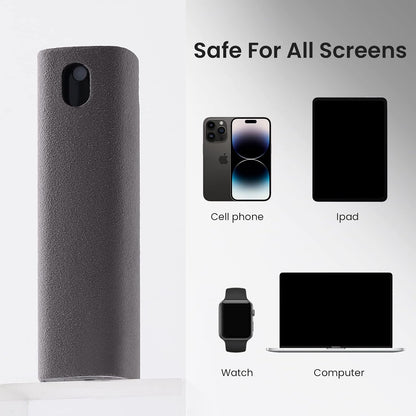Touchscreen Screen Cleaner Spray, for Phones iPad Car (Grey)