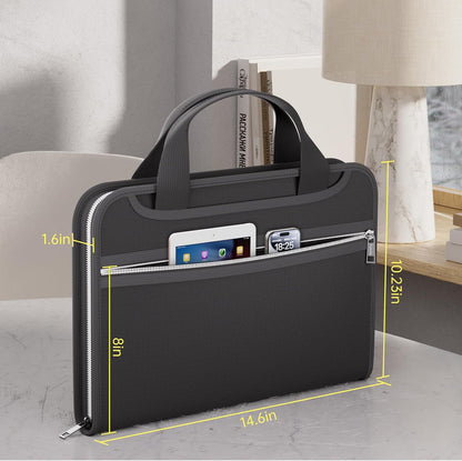 Fireproof Accordion File Organizer, Expanding File Folder