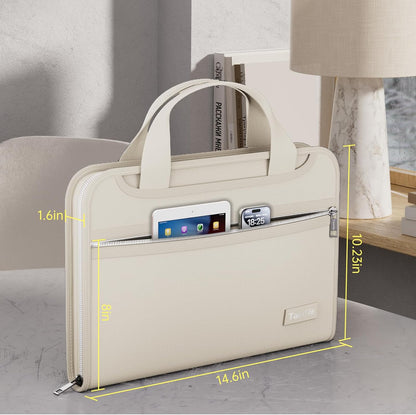 Fireproof Accordion File Organizer, Expanding File Folder