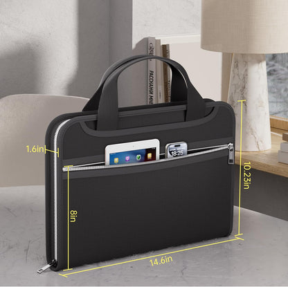 Fireproof Accordion File Organizer, Expanding File Folder