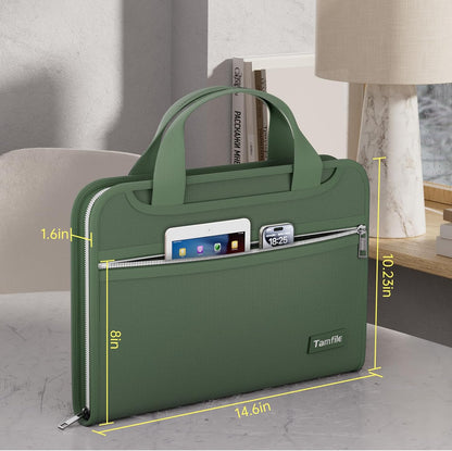 Fireproof Accordion File Organizer, Expanding File Folder