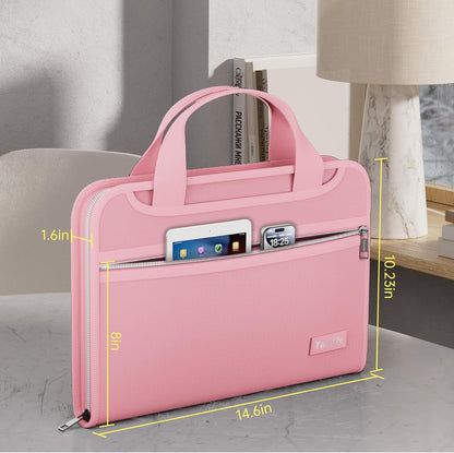 Fireproof Accordion File Organizer, Expanding File Folder