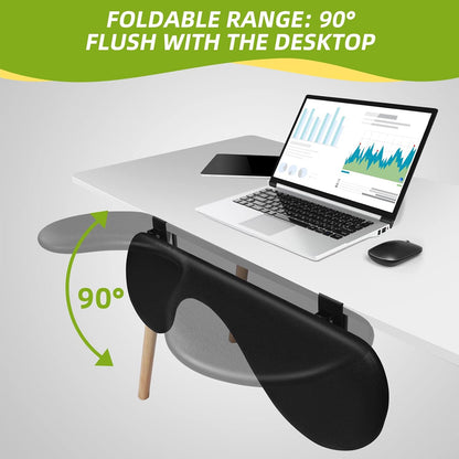 arm Rest for Desk Adjustable Arm Rest Support for arm Support for Computer Desk Ergonomic Desk Extender Rotating Mouse Pad Holder for Table Office Chair Desk