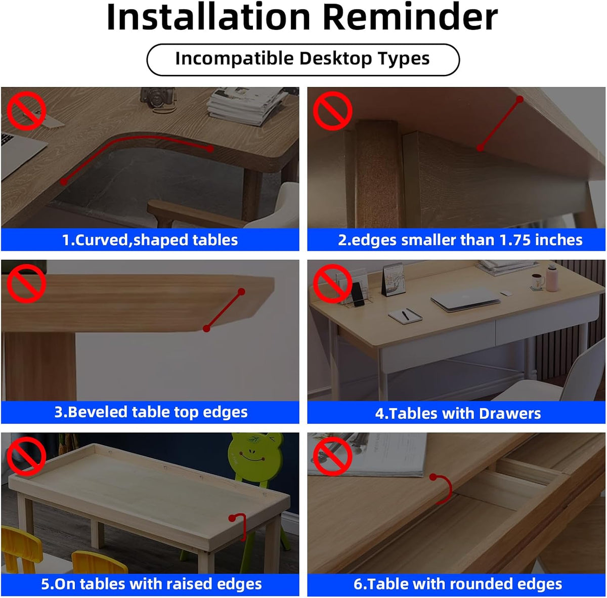 Ergonomics Desk Extender Tray, Table Mount Arm Wrist Rest Shelf