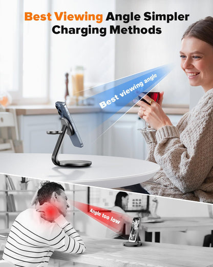 HERRBOLAI 3 in 1 Charging Station Compatible with Magsafe Charger