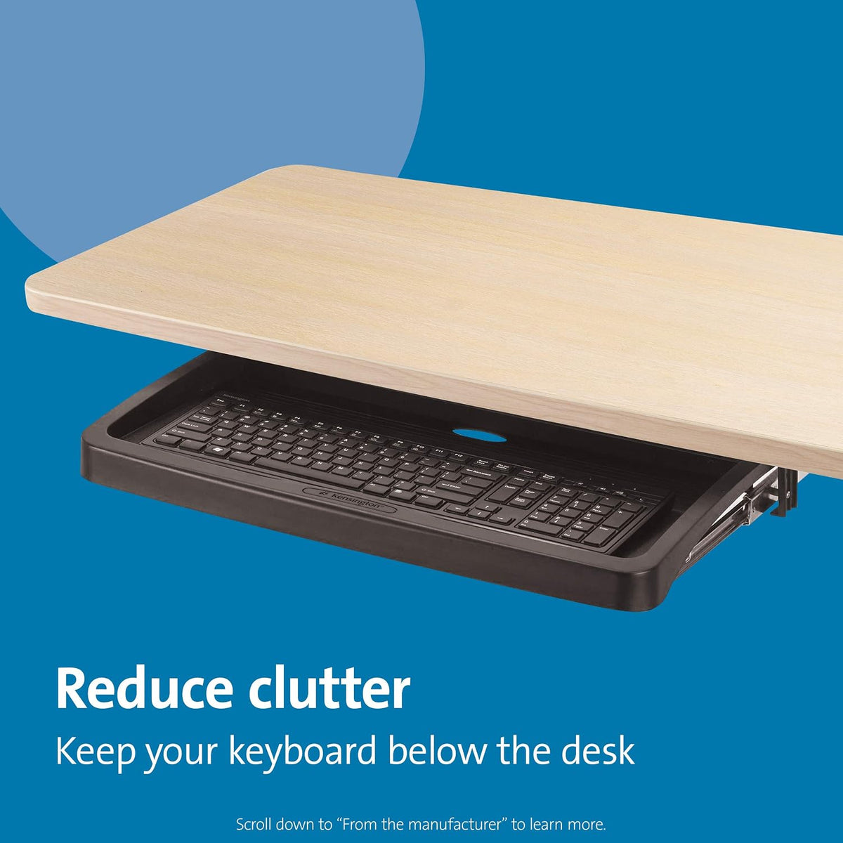 Underdesk Basic Keyboard Drawer (K60009US) , Black