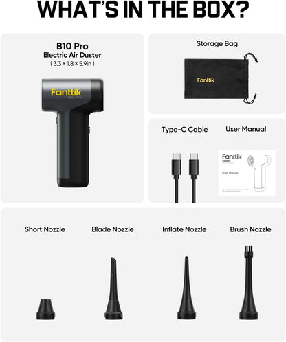 B10 Pro Electric Air Duster (Grey)