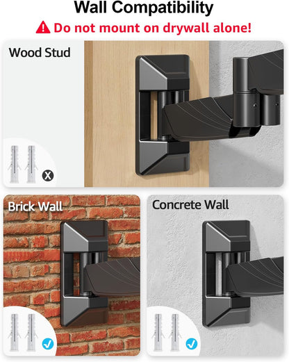 Triple Monitor Desk Mount for Computer Screens up to 32"