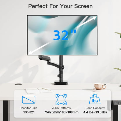 Triple Monitor Desk Mount for Computer Screens up to 32"