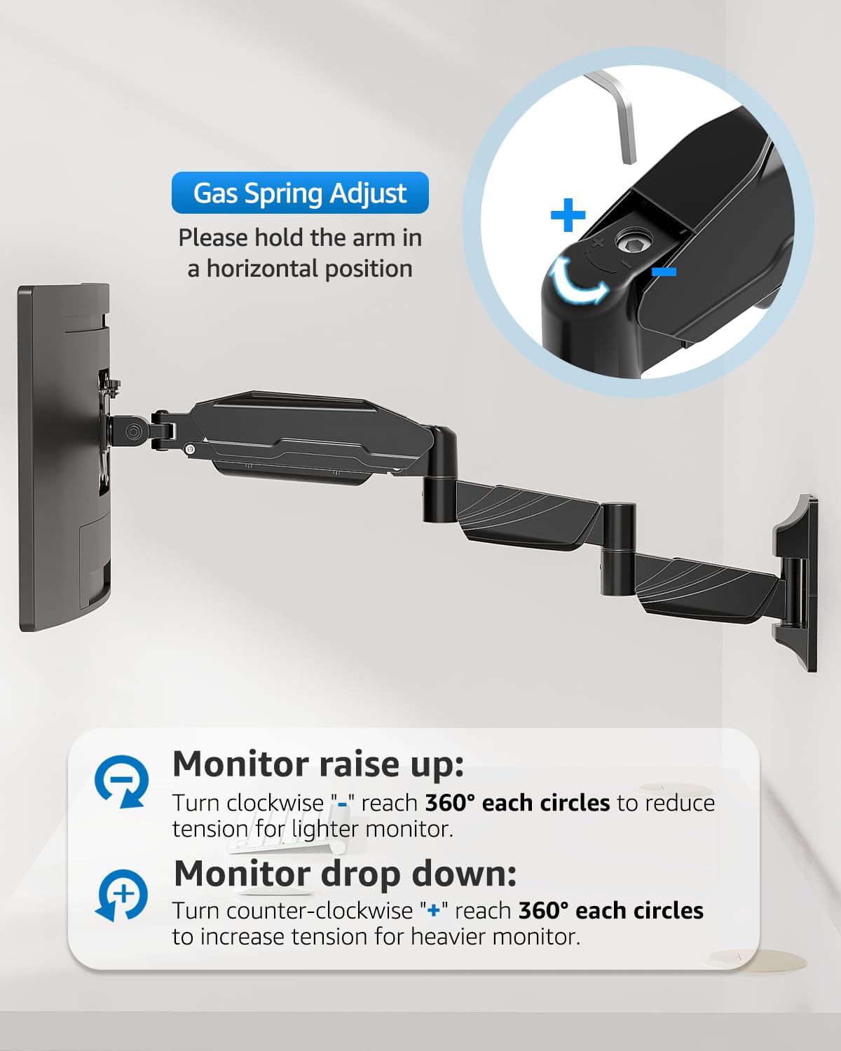 Triple Monitor Desk Mount for Computer Screens up to 32"