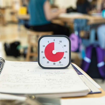 60 Minute MOD Education Edition ⁠— Visual Timer with Desktop Software for Kids Classroom Learning, Teachers Desk Clock, Study Tool and Office Meetings with Silent Operation (Charcoal)