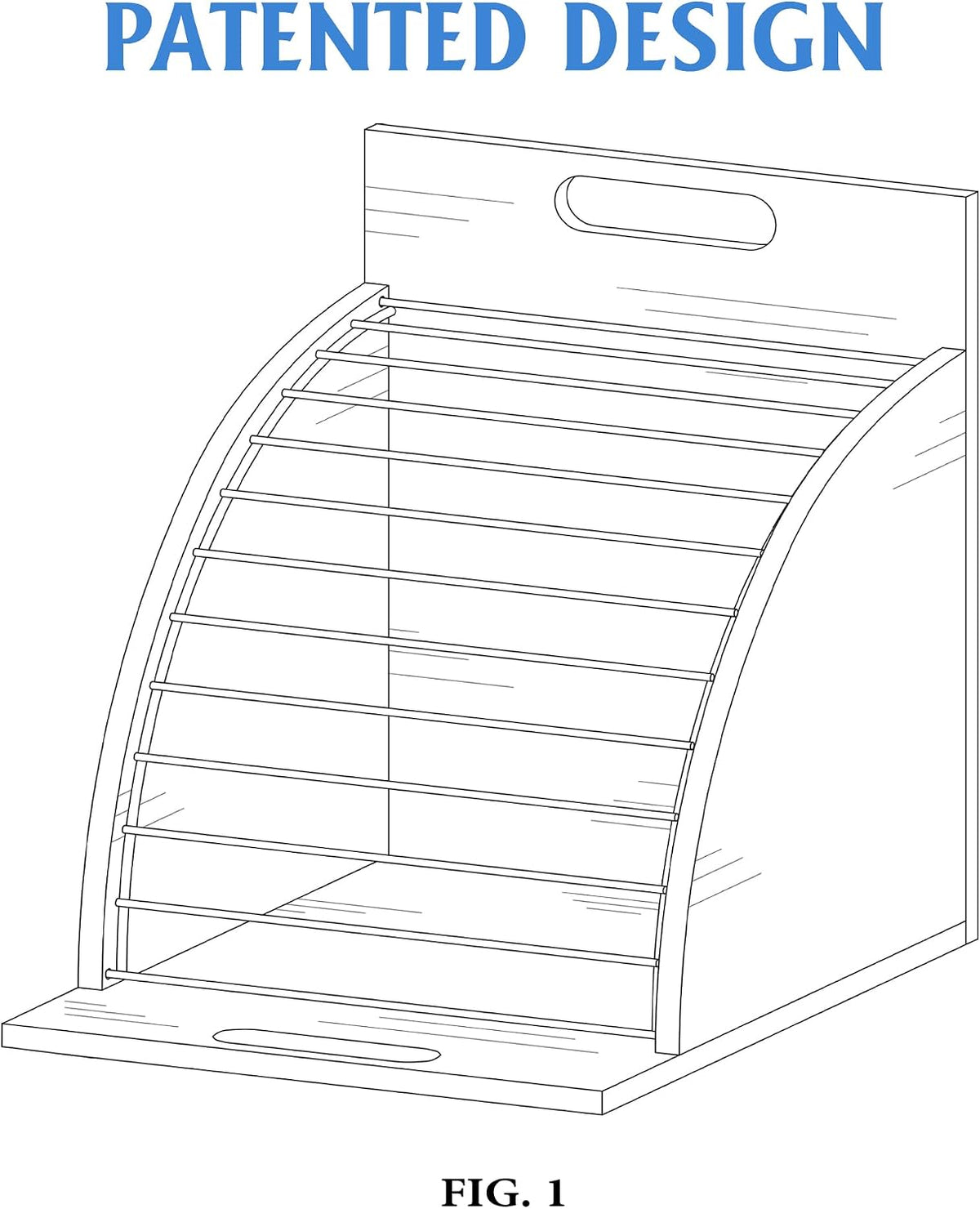 Clipboard Holder, Wooden Clipboard Organizer Storage with 12 Slots