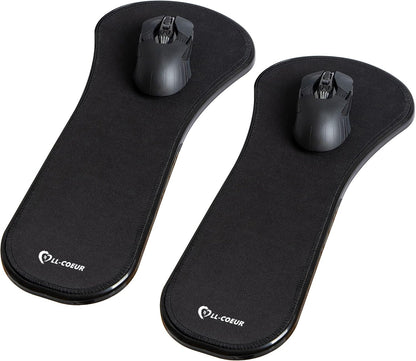 Arm Support Wrist Rest for Table and Chair, Ergonomic Armrest Desk Extender, Multifunctional Computer Mouse Pad Holder (Black)