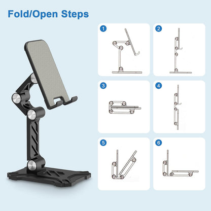 Foldable Phone Stand Desk for Samsung Galaxy S26 S25 Ultra Plus S23 S24 A14