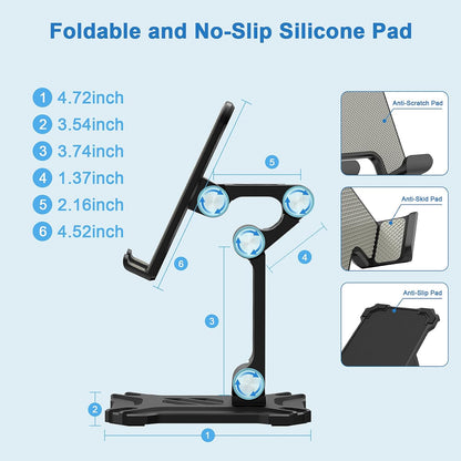 Foldable Phone Stand Desk for Samsung Galaxy S26 S25 Ultra Plus S23 S24 A14