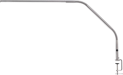 daylight Company, LLC U35108 Slimline 3 Table Lamp-LED-80 CRI-Eye Care-4 Brightness Levels, 3,000 LUX at 30 cm, 1,065 LUMENS-4 Step DIMMER Mode, Brushed Steel, 25.6 x 30 x 0.8