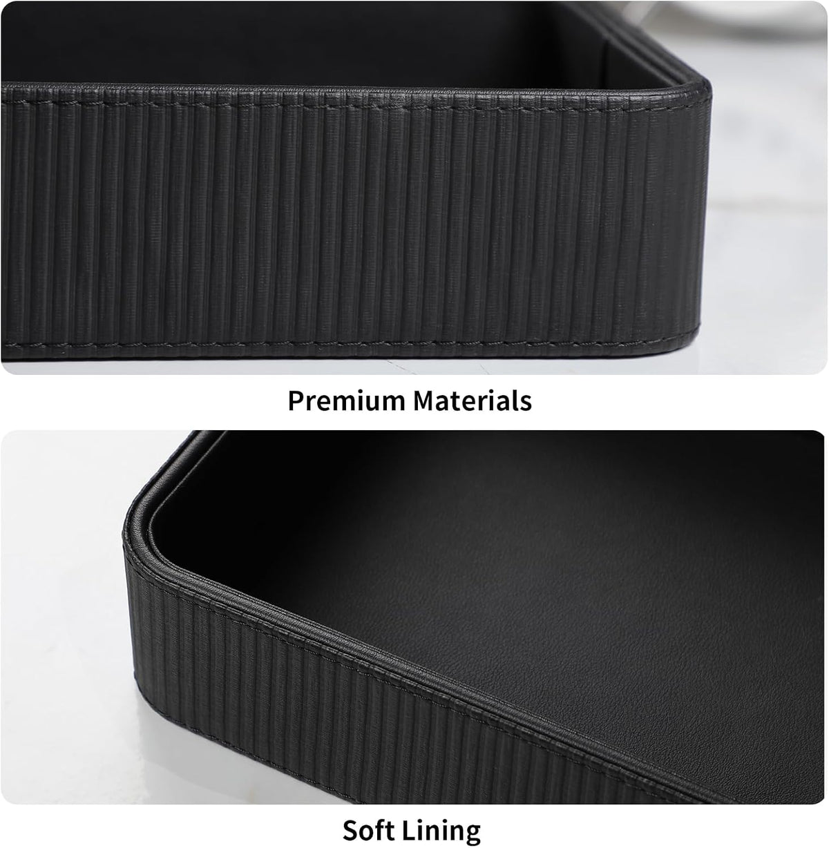 Valet Tray Organizer Bedside Nightstand Organizer Desk CatchallTray